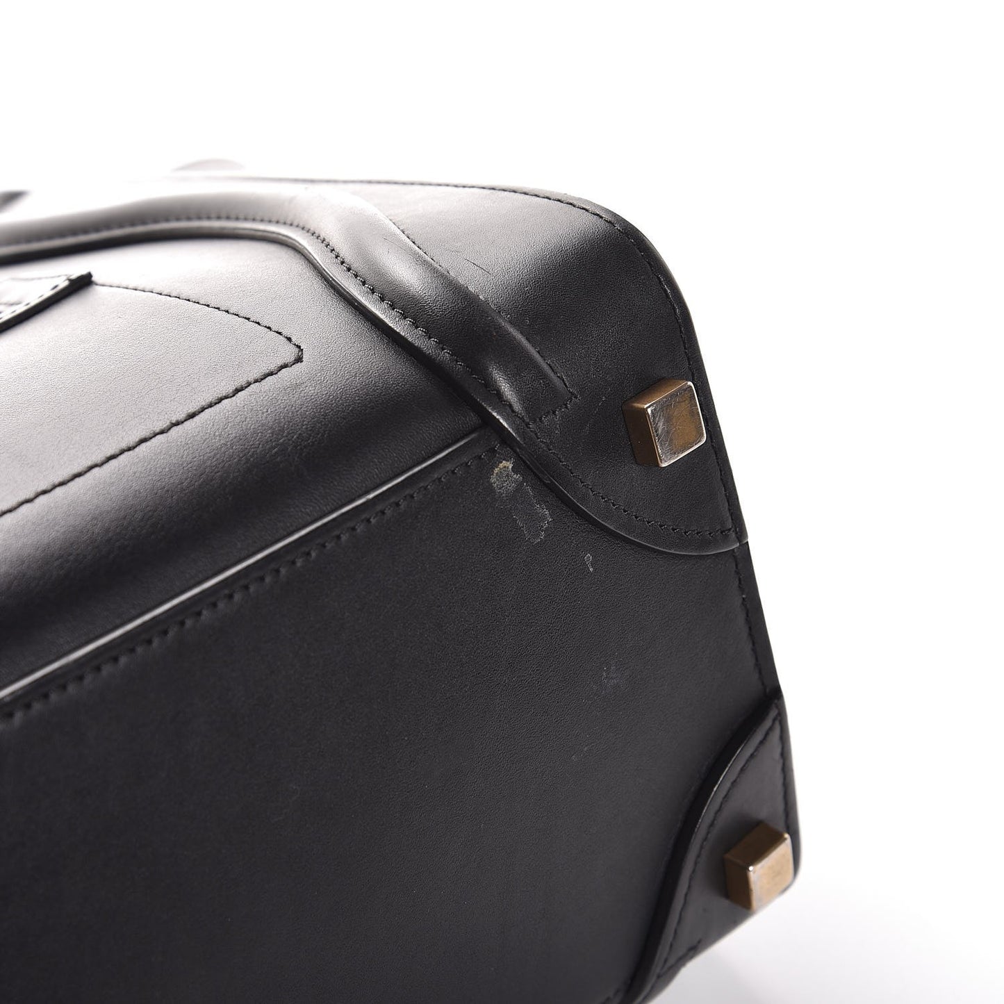 Smooth Calfskin Micro Luggage Black