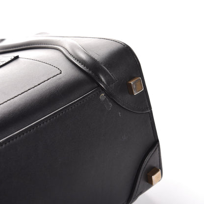 Celine Smooth Calfskin Micro Luggage Black 8 of 9