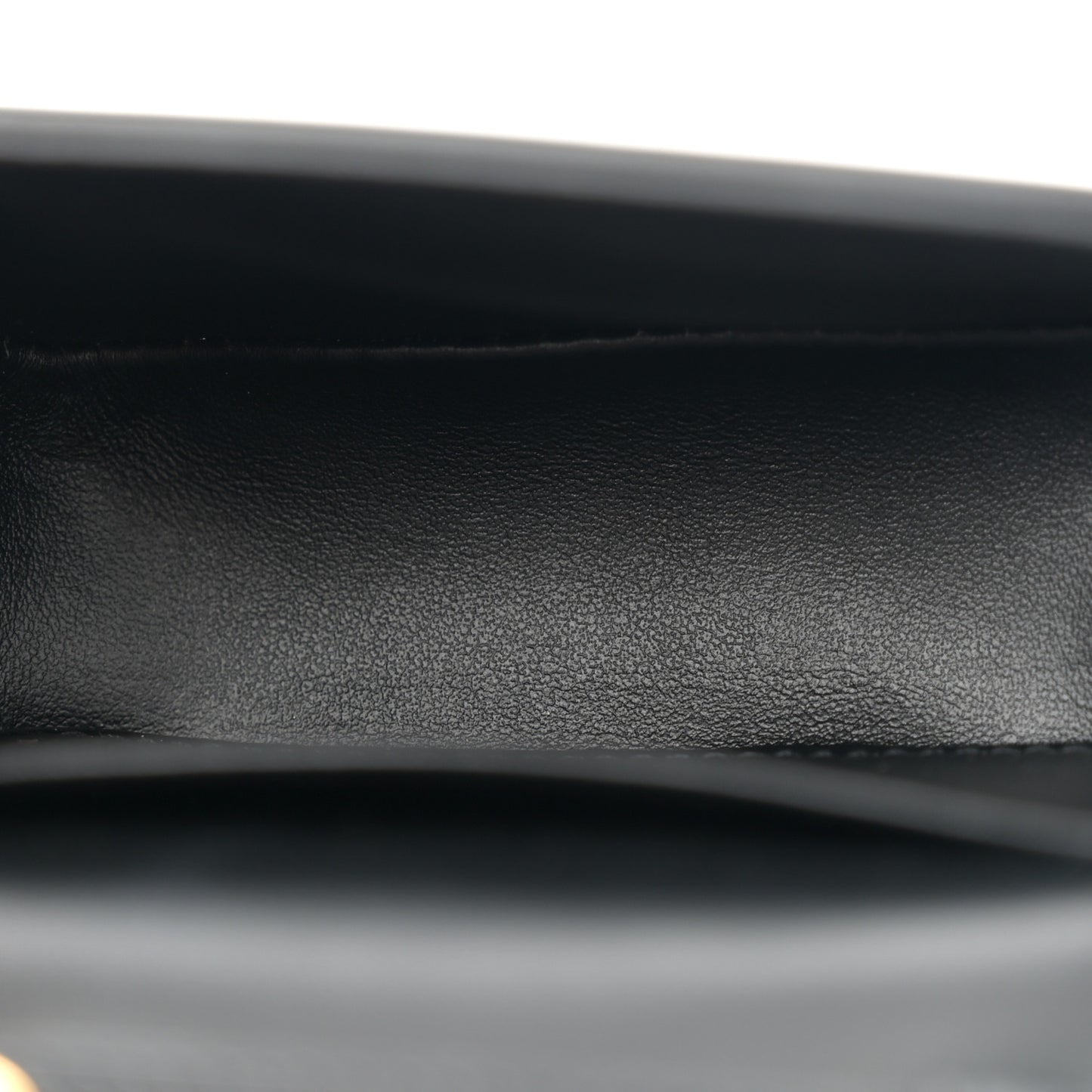 Shiny Calfskin Mini Triomphe Black