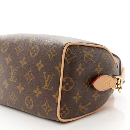 Louis Vuitton Monogram Speedy Bandouliere 20 Black 9 of 9