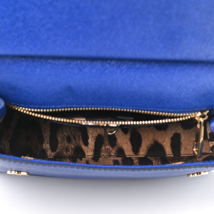 Dolce & Gabbana Dauphine Medium Miss Sicily Satchel Blue 4 of 9