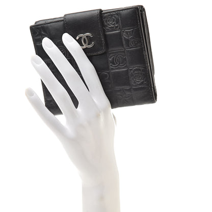 Chanel Calfskin Lucky Symbols Compact French Flap Wallet Black 2 of 18