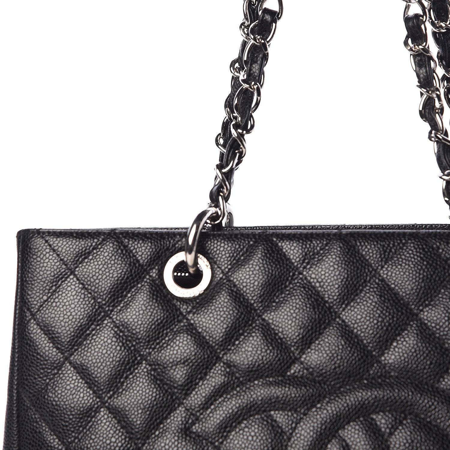 Chanel Caviar Quilted Grand Shopping Tote GST Black 12 of 12