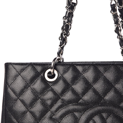 Chanel Caviar Quilted Grand Shopping Tote GST Black 12 of 12