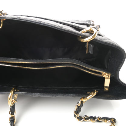 Chanel Caviar Quilted Grand Shopping Tote GST Black 5 of 11