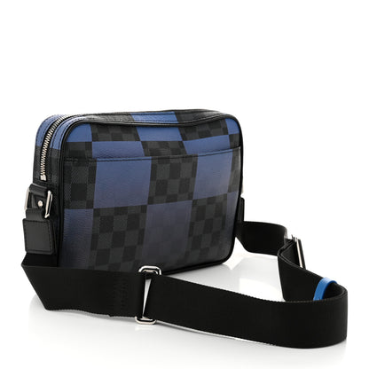 Louis Vuitton Giant Damier Graphite Alpha Messenger Bag Navy 3 of 9