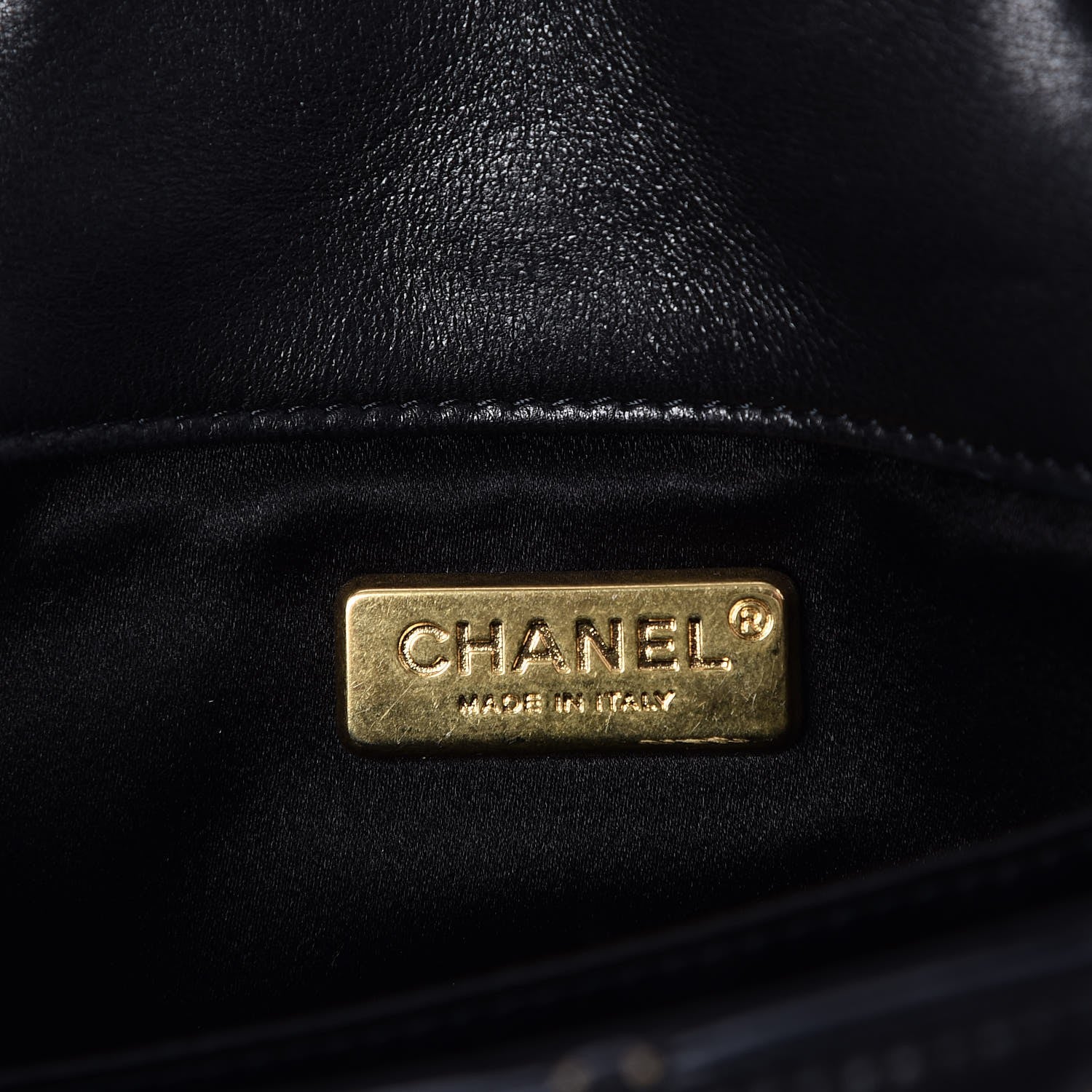Chanel Lambskin Quilted Extra Mini Studded Flap Black 6 of 8