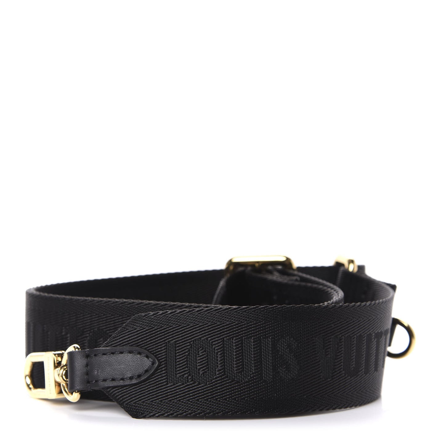 Nylon Petite Malle Souple Shoulder Strap Black