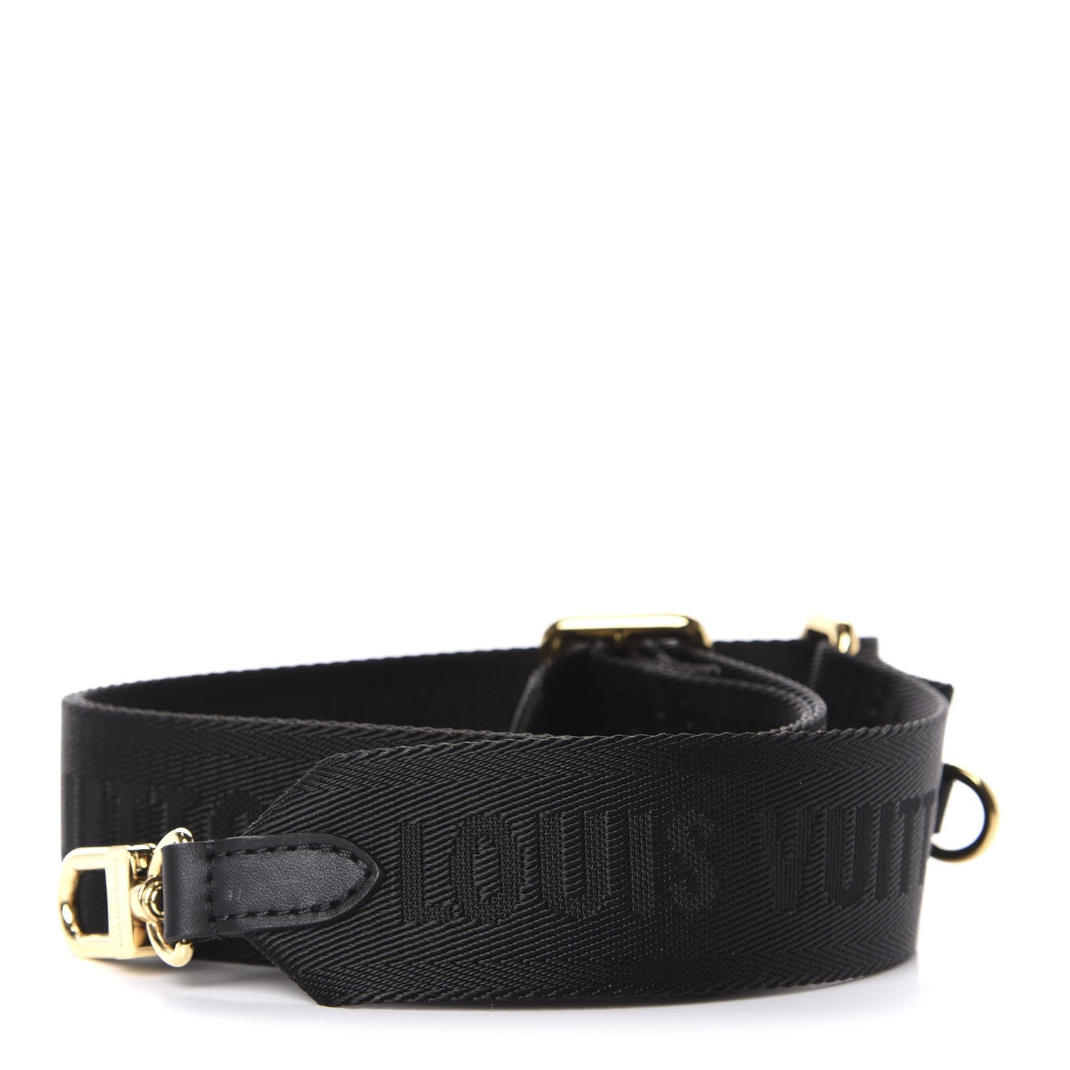 Louis Vuitton Nylon Petite Malle Souple Shoulder Strap Black 1 of 2