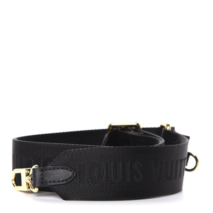 Louis Vuitton Nylon Petite Malle Souple Shoulder Strap Black 1 of 2