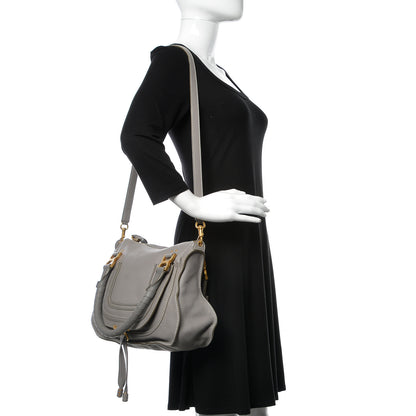 Chloe Calfskin Medium Marcie Satchel Cashmere Grey 3 of 16