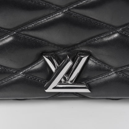 Louis Vuitton Lambskin Malletage GO-14 MM Black 8 of 20