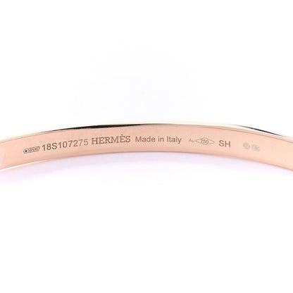 Hermes 18K Rose Gold Mini Clous Bracelet SH 4 of 5