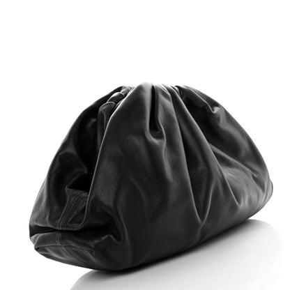 Bottega Veneta Smooth Butter Calf The Pouch Oversized Clutch Black 3 of 8