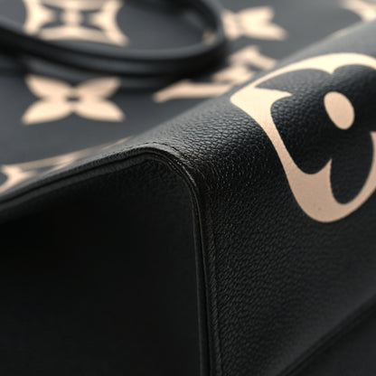 Louis Vuitton Empreinte Monogram Giant Onthego GM Black Beige 10 of 11