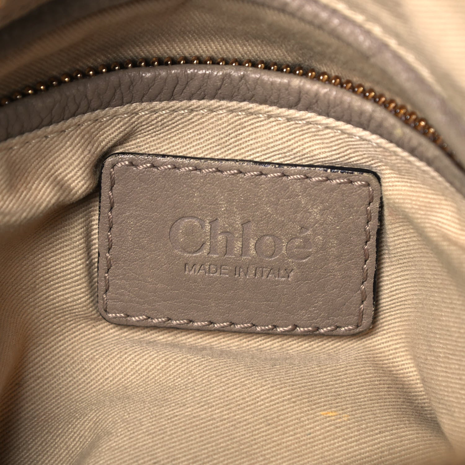 Chloe Suede Calfskin Braided Medium Marcie Satchel Motty Grey 6 of 13