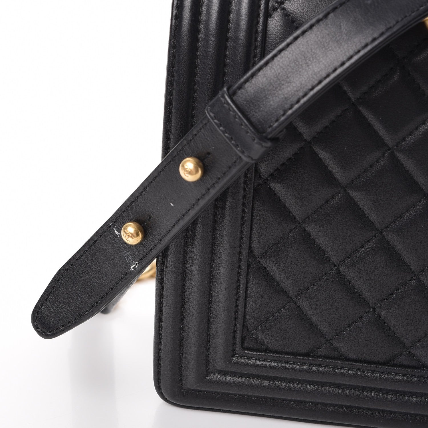 Chanel Calfskin Quilted New Medium Boy Flap Black 9 of 12