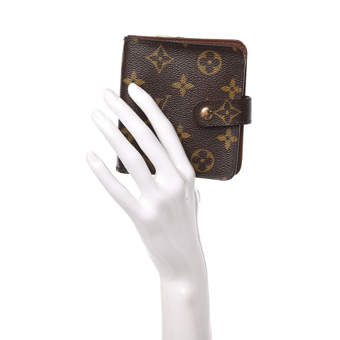 Monogram Compact Zippe Zipped Wallet