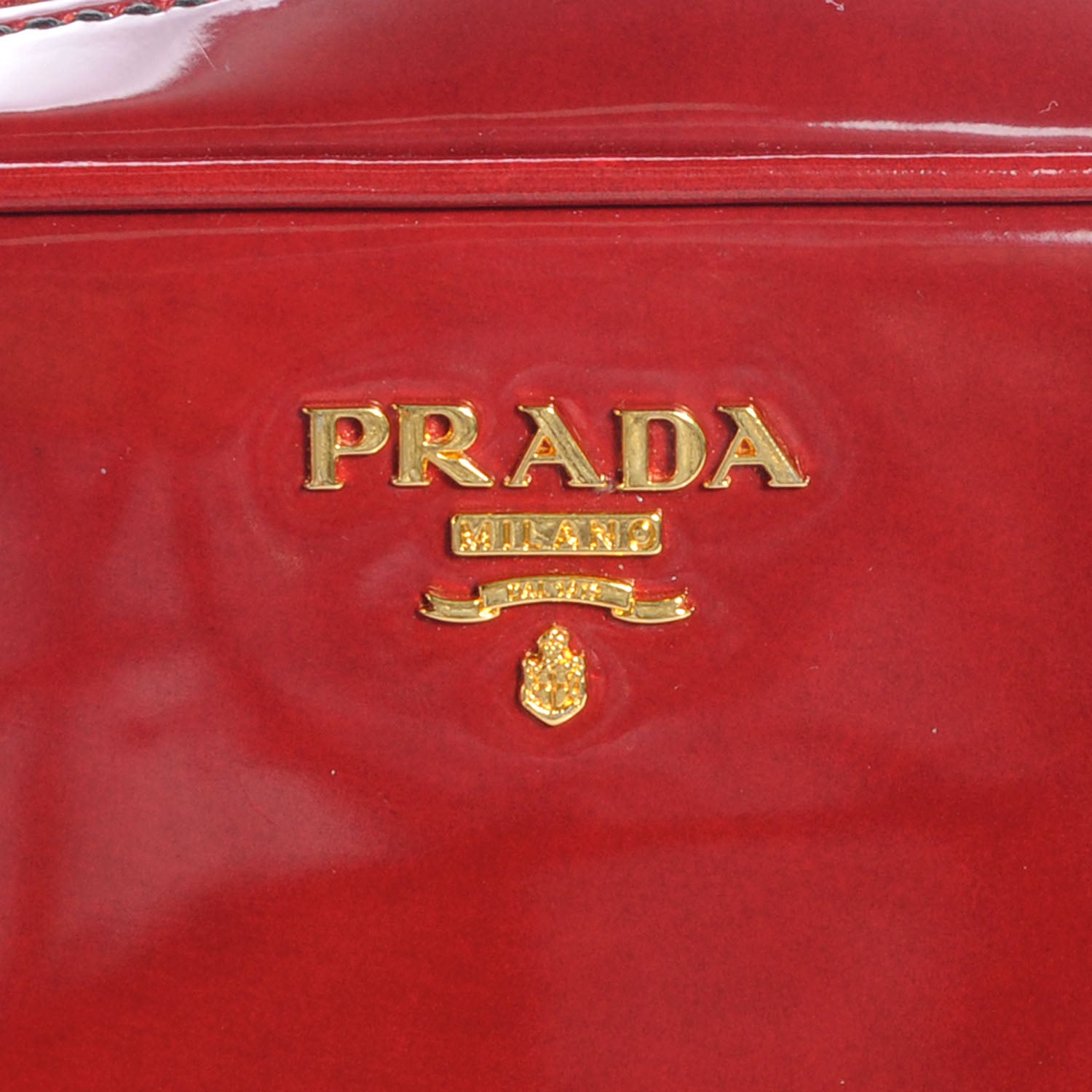 Prada Spazzolato Convertible Crossbody Scarlatto Fume 8 of 10