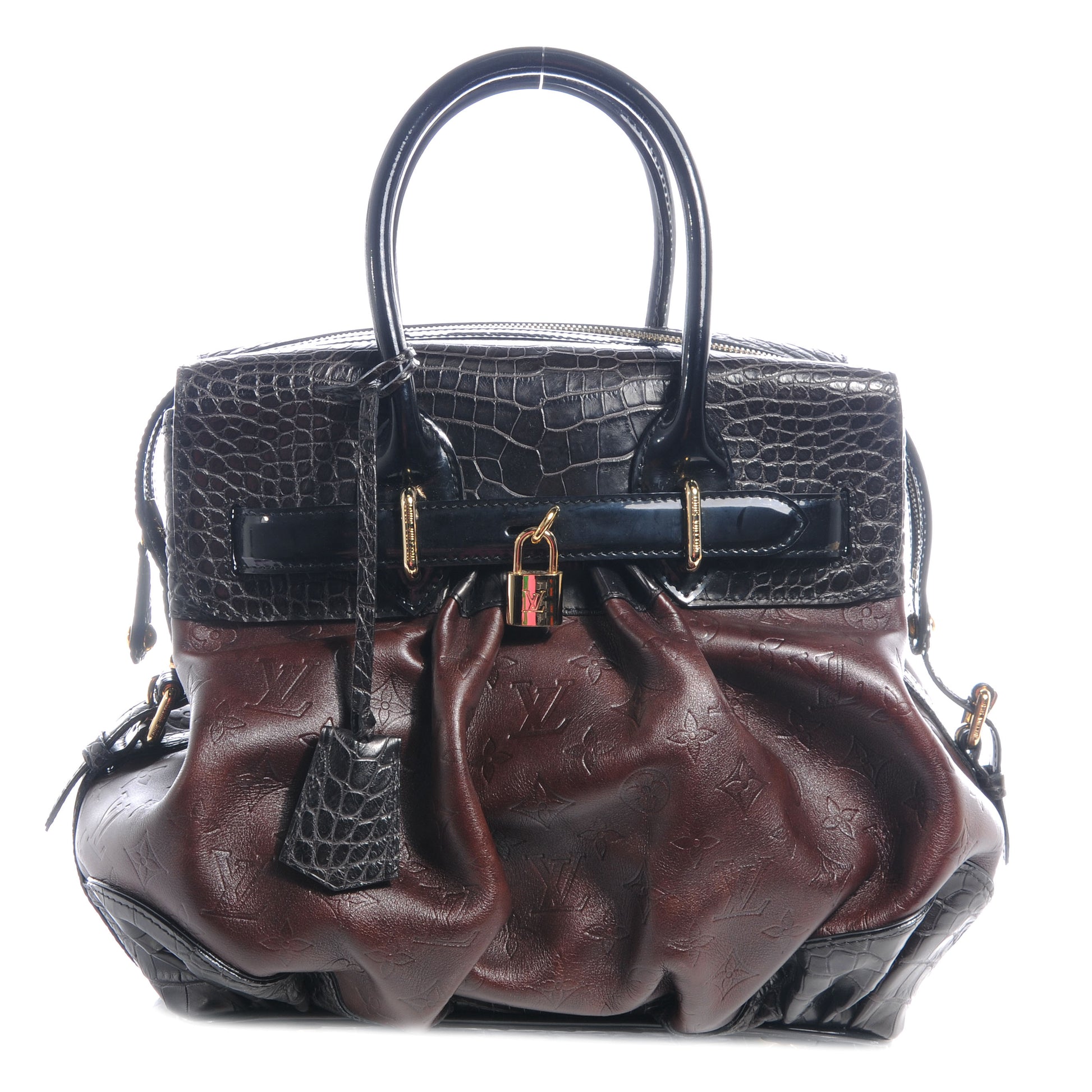 Louis Vuitton Monogram Embossed Alligator Les Extraordinaires City Steamer 1 of 7