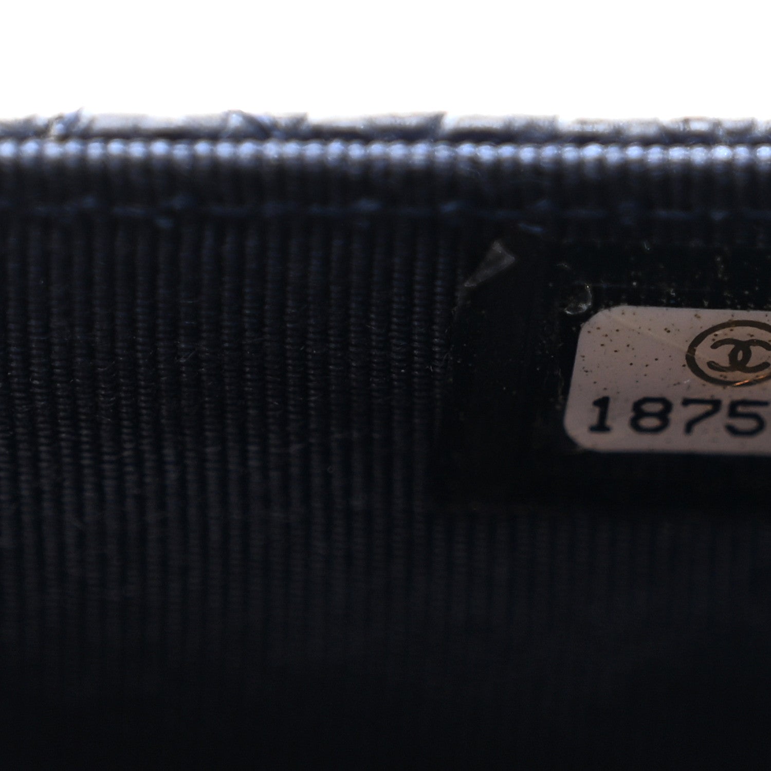 Chanel Caviar Quilted Wallet on Chain WOC Navy Blue 8 of 11