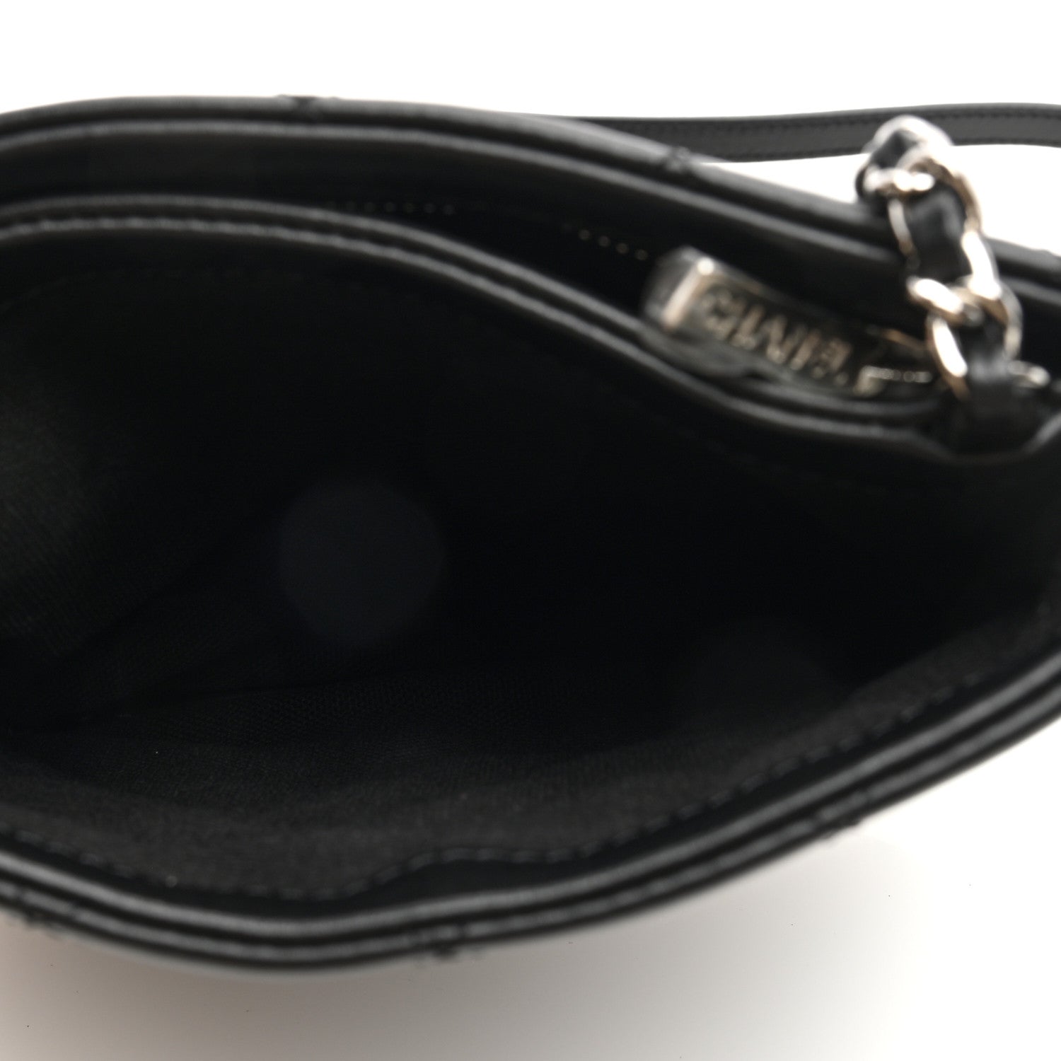Chanel Lambskin Quilted Crossbody Bag Black 5 of 10