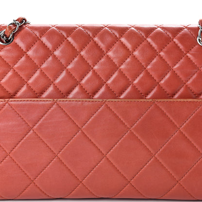 Chanel Calfskin Quilted In The Business Flap Bag Orange 21 of 26
