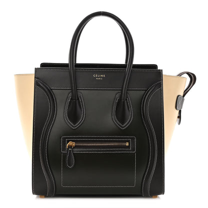 Celine Smooth Calfskin Tri-Color Micro Luggage Light Emerald 1 of 11
