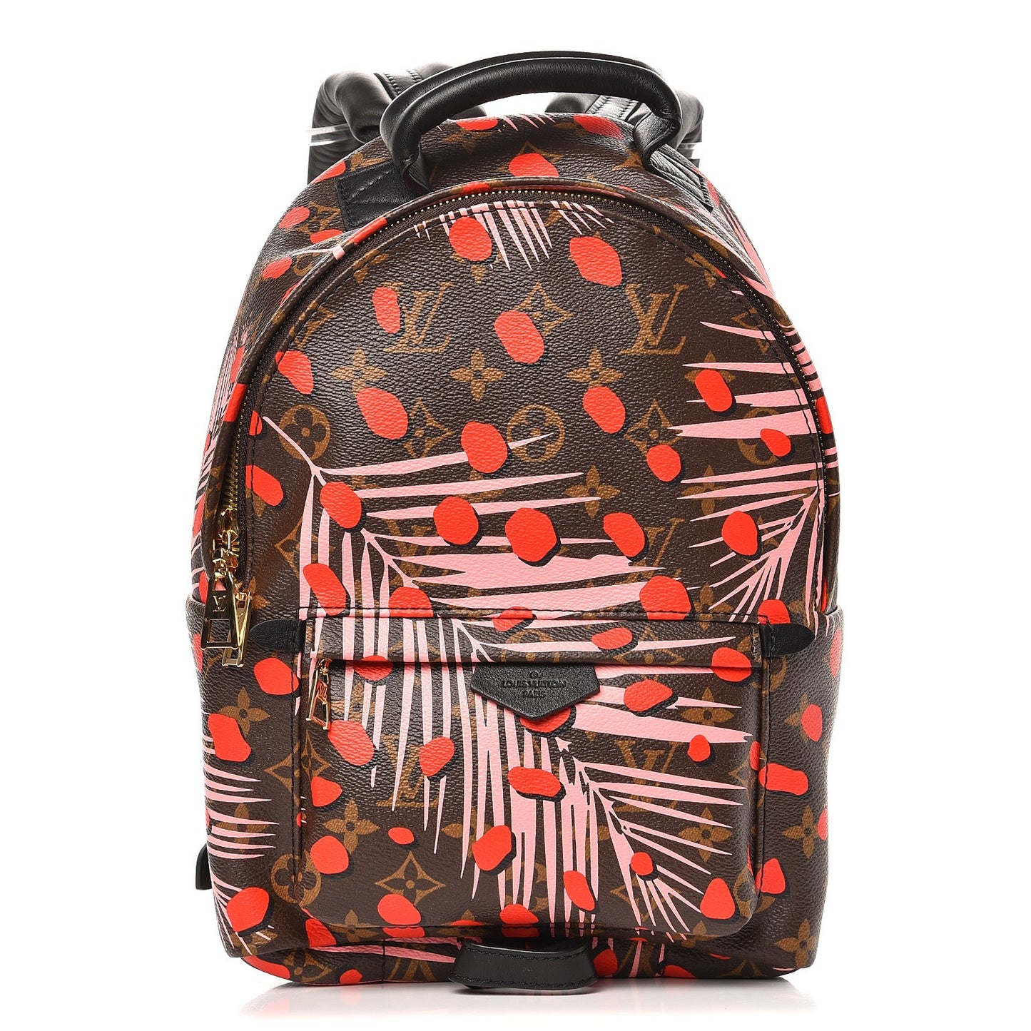 Monogram Jungle Dots Palm Springs Backpack PM Sugar Pink Poppy
