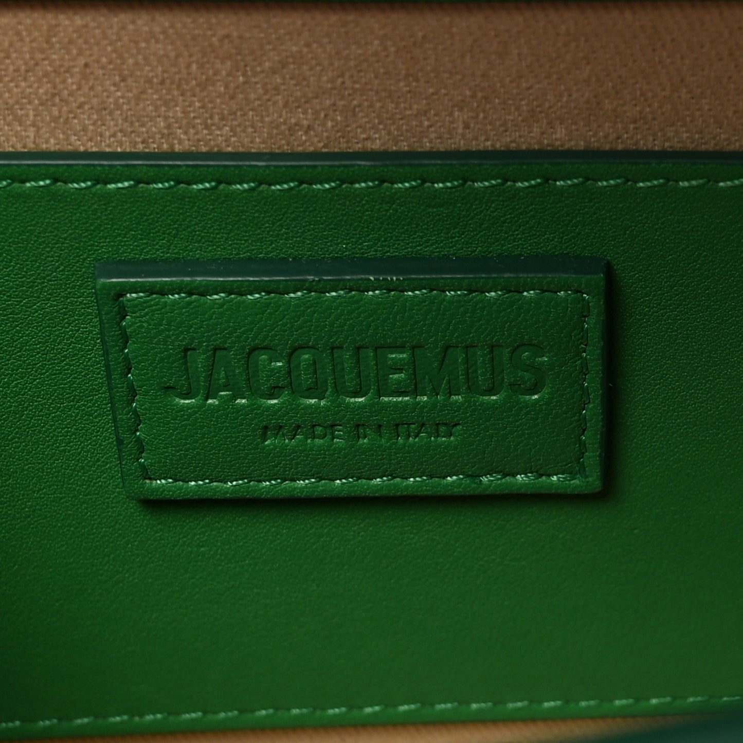 Smooth Calfskin Le Bambino Long Green