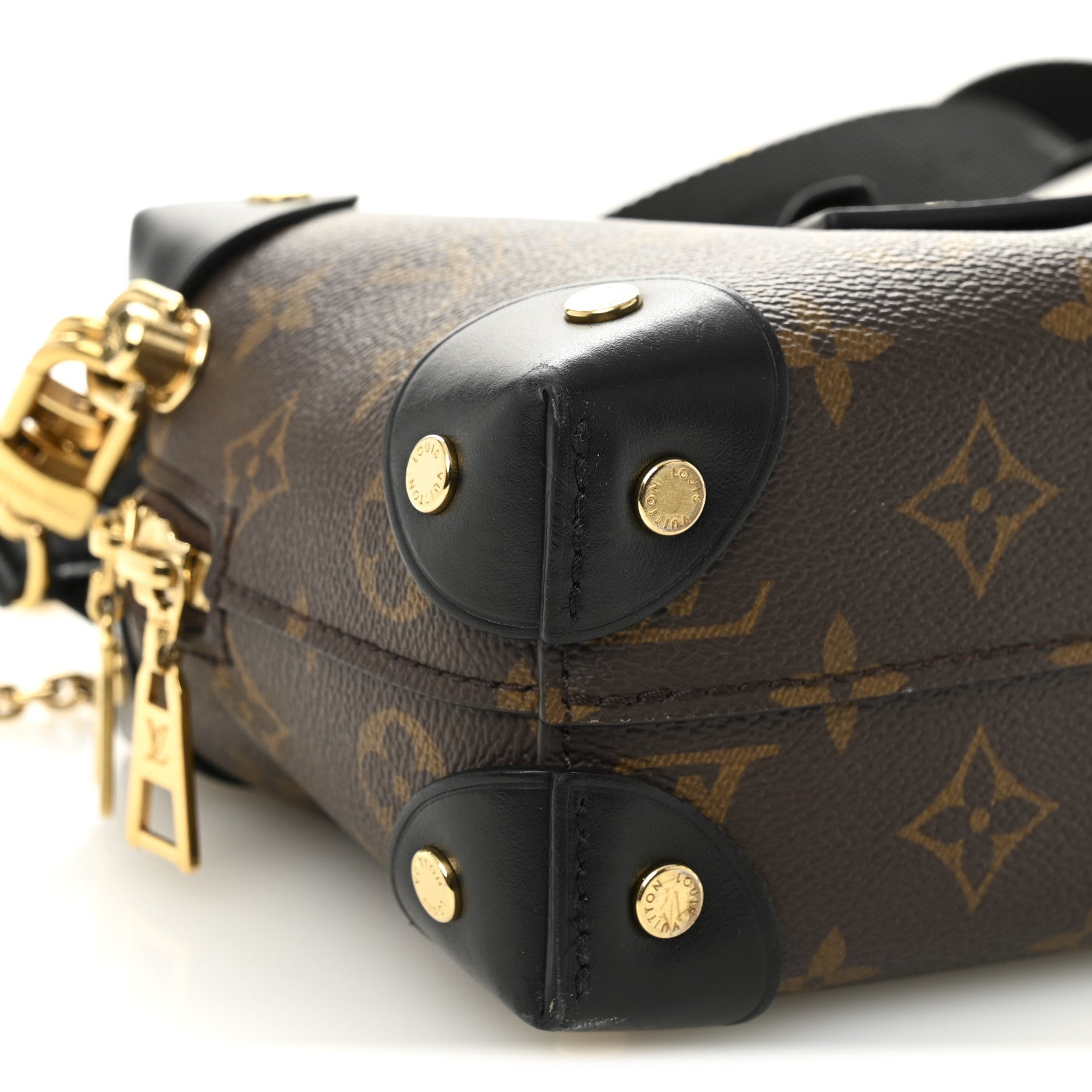 Louis Vuitton Monogram Petite Malle Souple Black 8 of 9