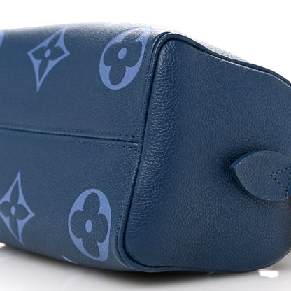 Louis Vuitton Empreinte Monogram Giant Speedy Bandouliere 20 Degrade Blue 9 of 9