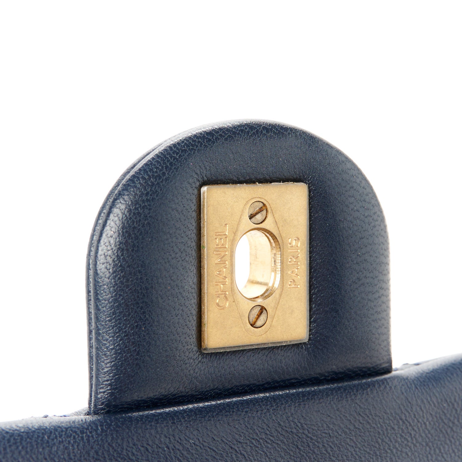 Chanel Lambskin Quilted Mini Pearl Crush Rectangular Flap Navy Blue 6 of 12
