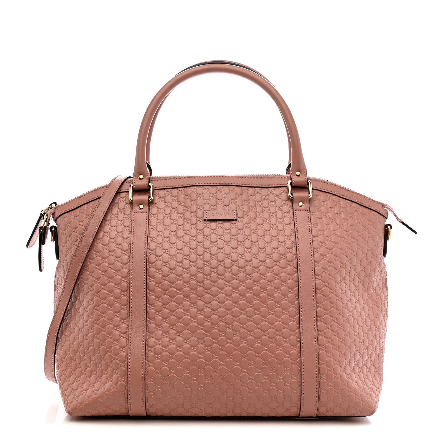 Gucci Soft Microguccissima Large Dome Satchel Soft Pink 1 of 17