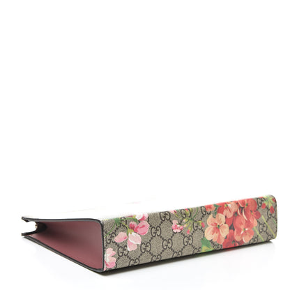 Gucci GG Supreme Monogram Blooms Large Cosmetic Case Beige Multicolor Dry Rose 4 of 8