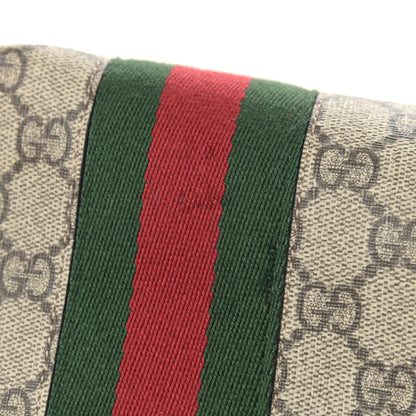 Gucci GG Supreme Monogram Medium Ophidia Shopping Tote Brown 13 of 15