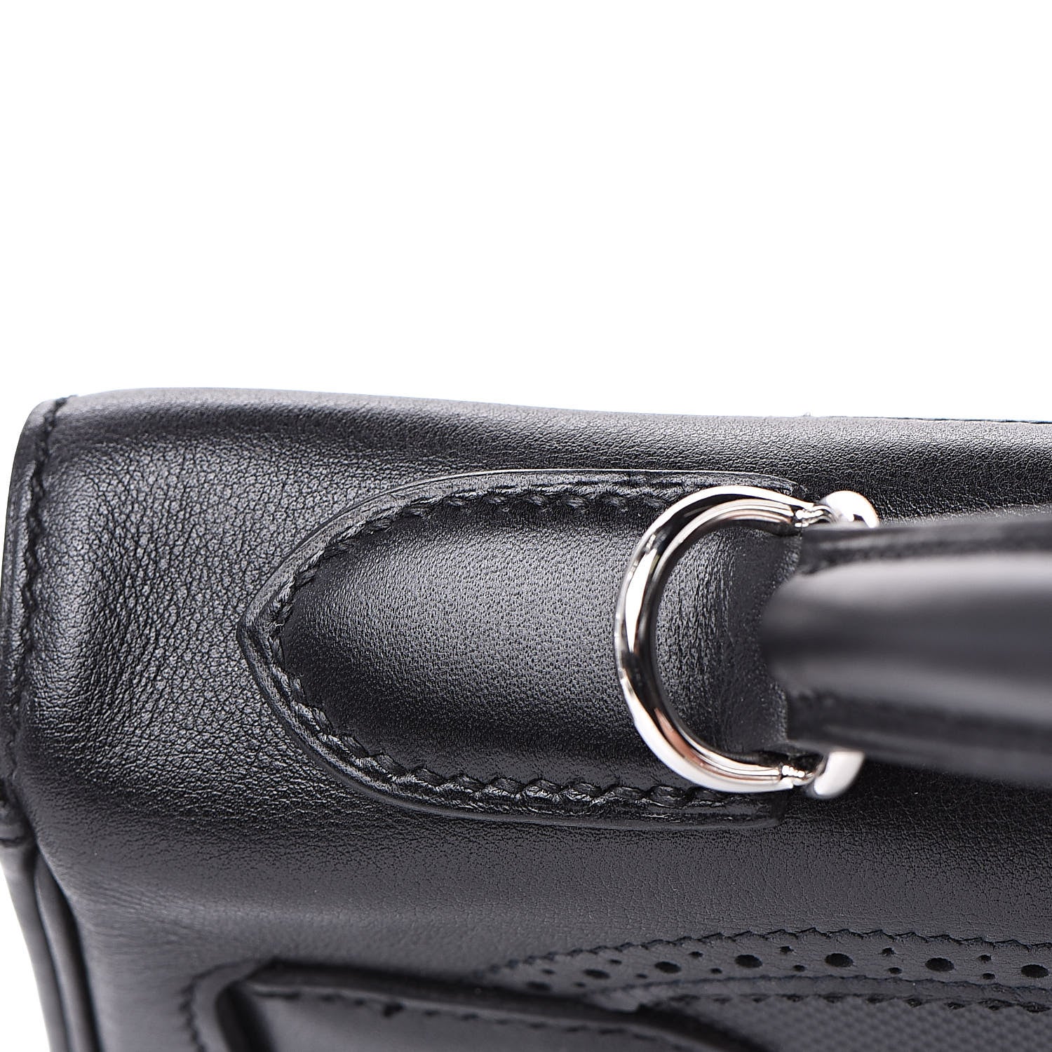 Hermes Swift Grain d'H Ghillies Kelly 32 Black 22 of 36