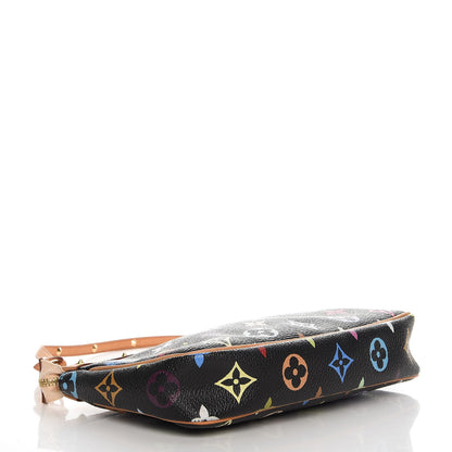 Louis Vuitton Monogram Multicolor Pochette Accessories Black 4 of 7