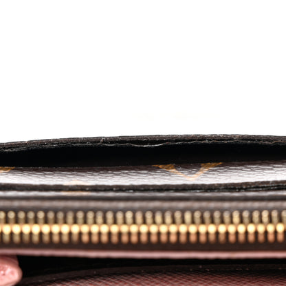 Louis Vuitton Monogram Emilie Wallet Rose Ballerine 12 of 13