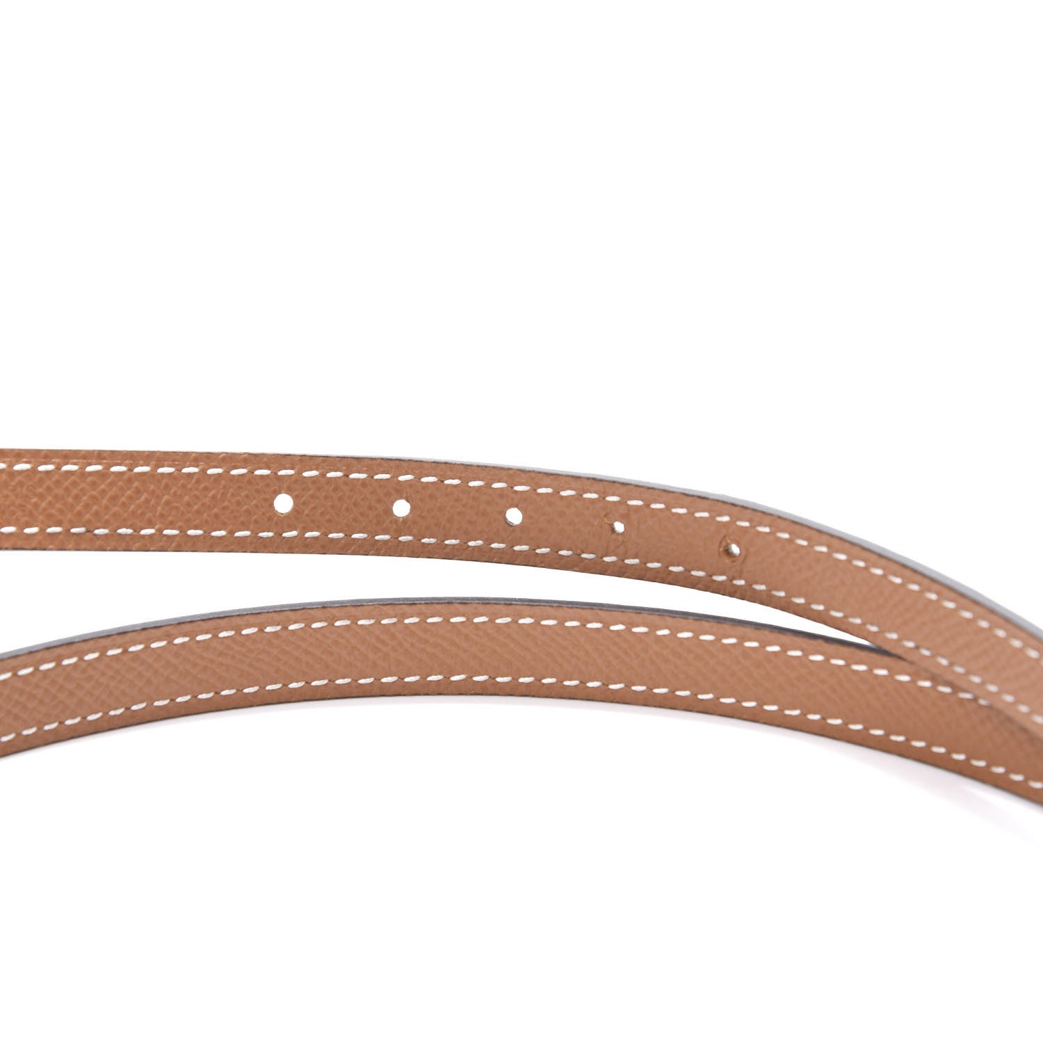 Hermes Swift Epsom 13mm Gamma Belt 75 Black Gold 3 of 5