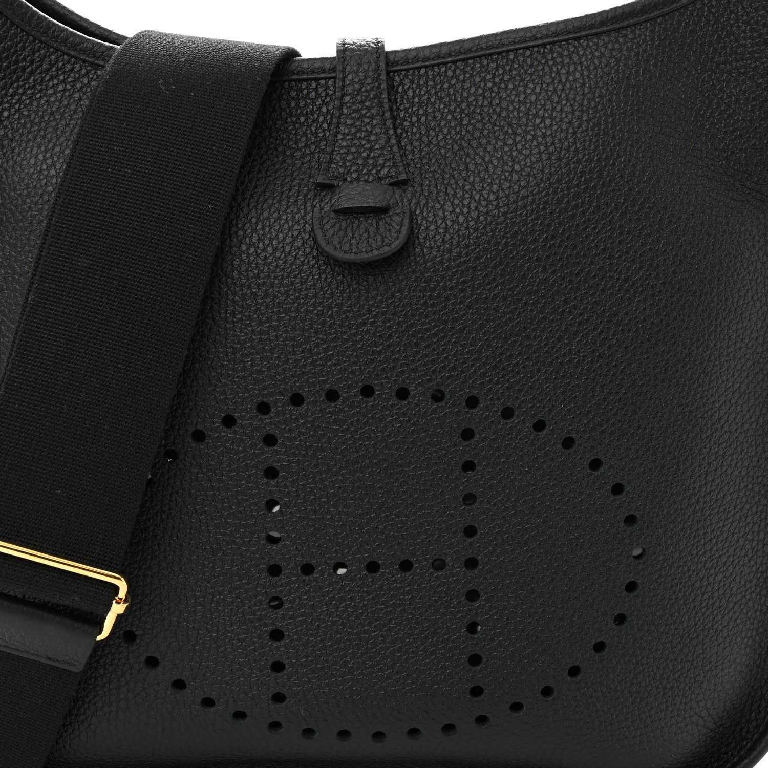 Hermes Taurillon Clemence Evelyne III PM Black 8 of 11