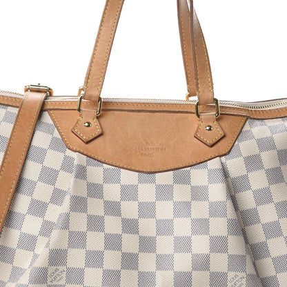 Louis Vuitton Damier Azur Siracusa GM 8 of 8