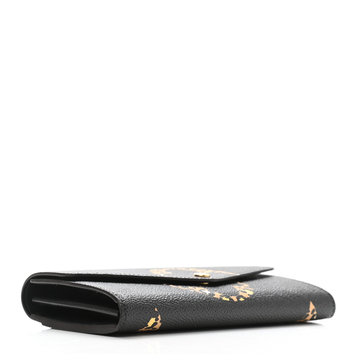 Louis Vuitton Monogram Giant Jungle Sarah Wallet Black 4 of 8