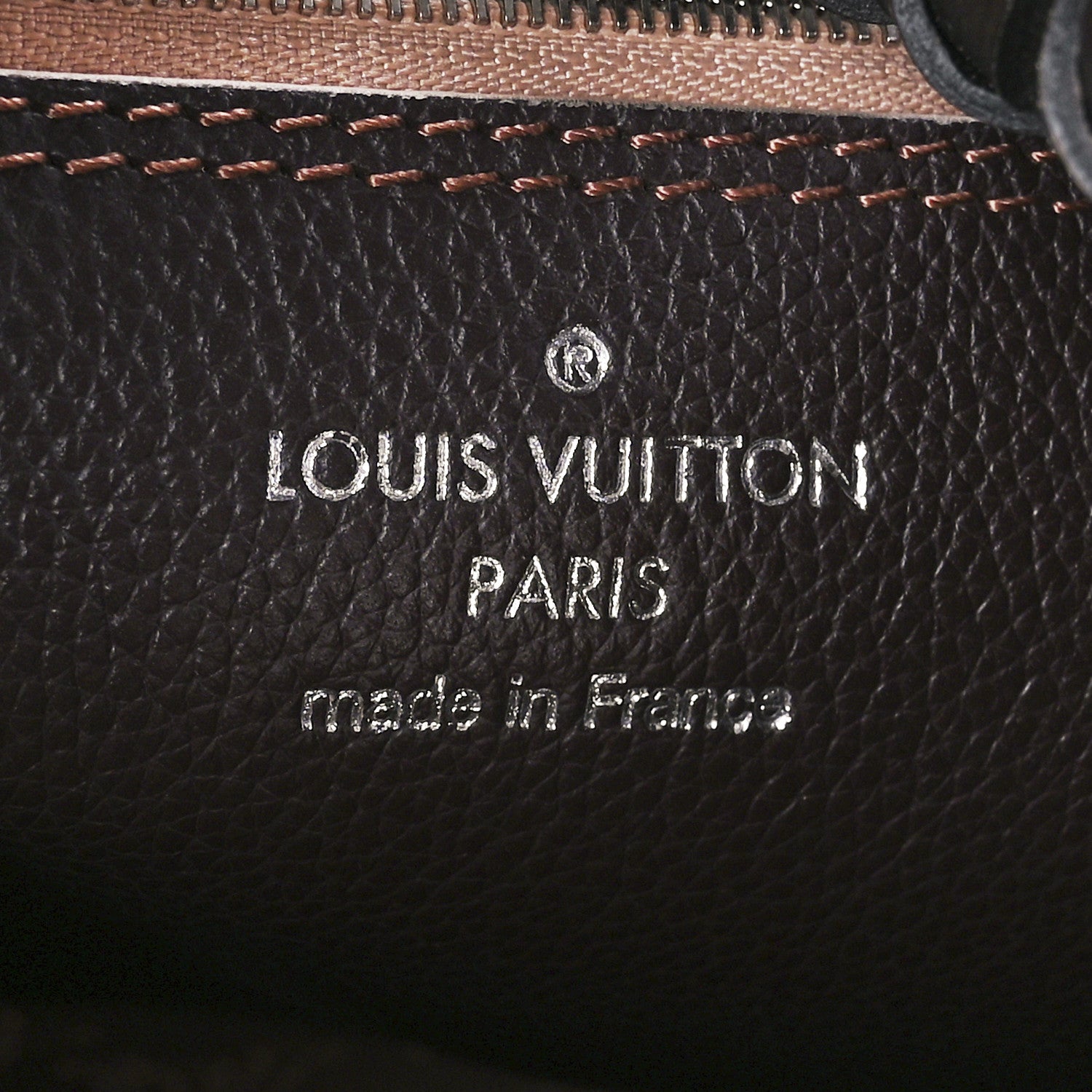 Louis Vuitton Mahina Carmel Hobo Chocolate 6 of 10