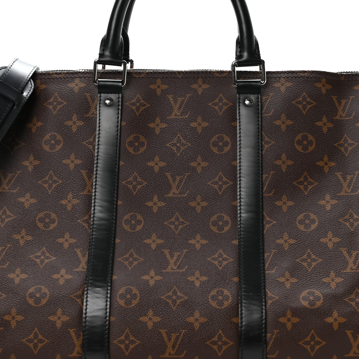Louis Vuitton Monogram Macassar Keepall Bandouliere 55 6 of 8