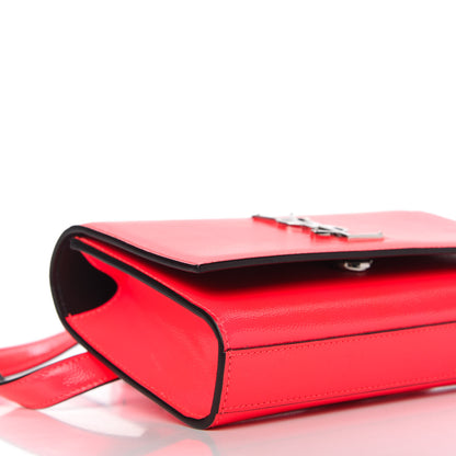Saint Laurent Grain De Poudre Monogram Kate Belt Bag Neon Pink 6 of 8