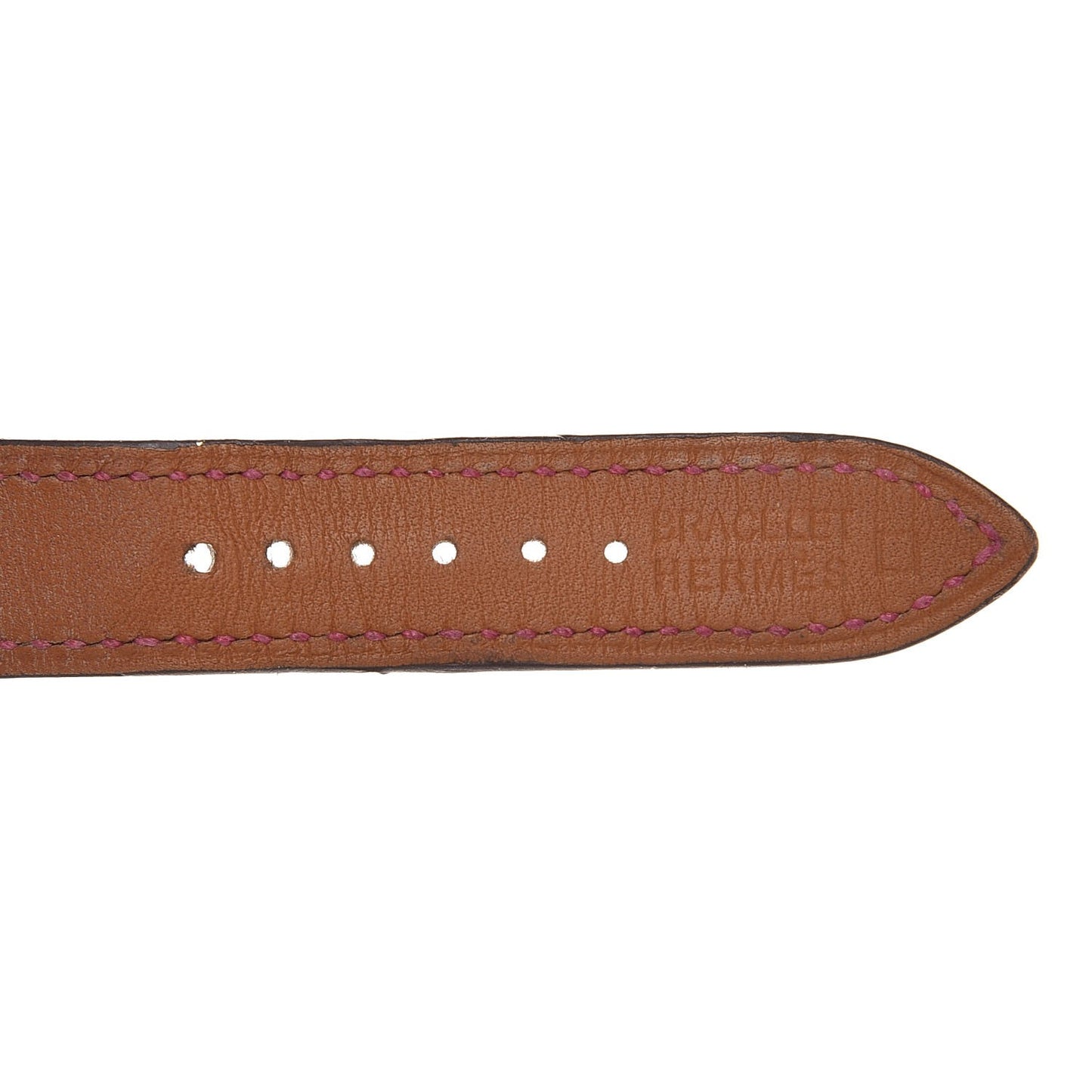 Alligator Watch Strap Pink
