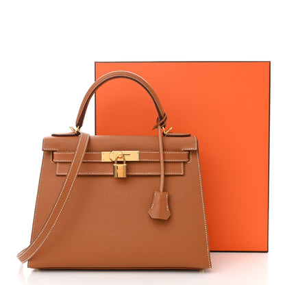 Hermes Epsom Kelly Sellier 28 Gold 13 of 13
