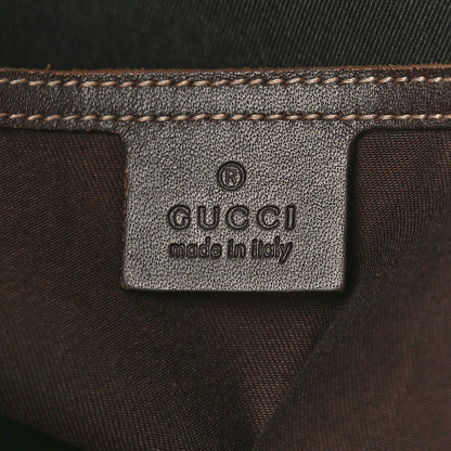 Gucci GG Supreme Monogram Medium Zippered Shopping Tote Dark Brown 6 of 12