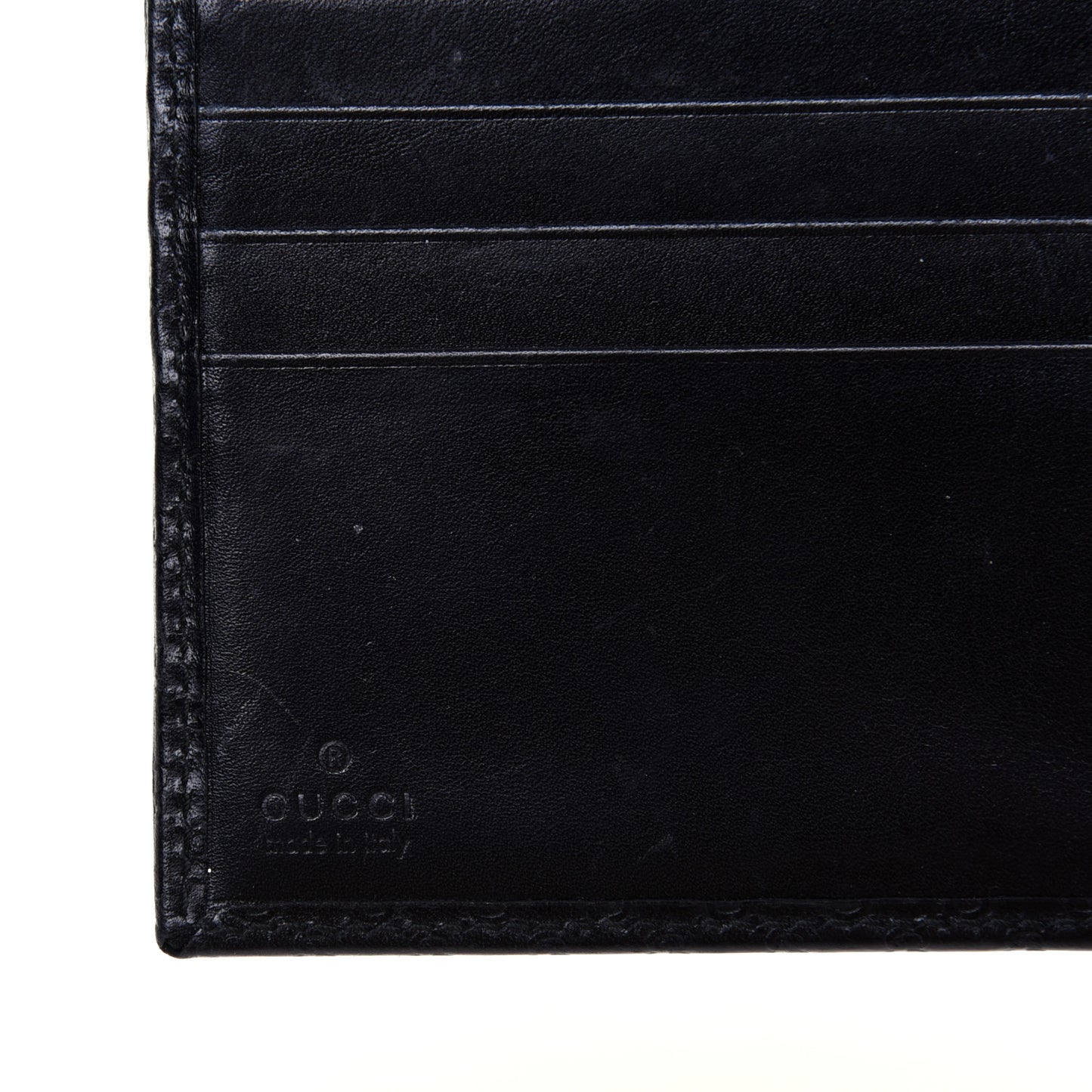 Microguccissima Compact Wallet Black